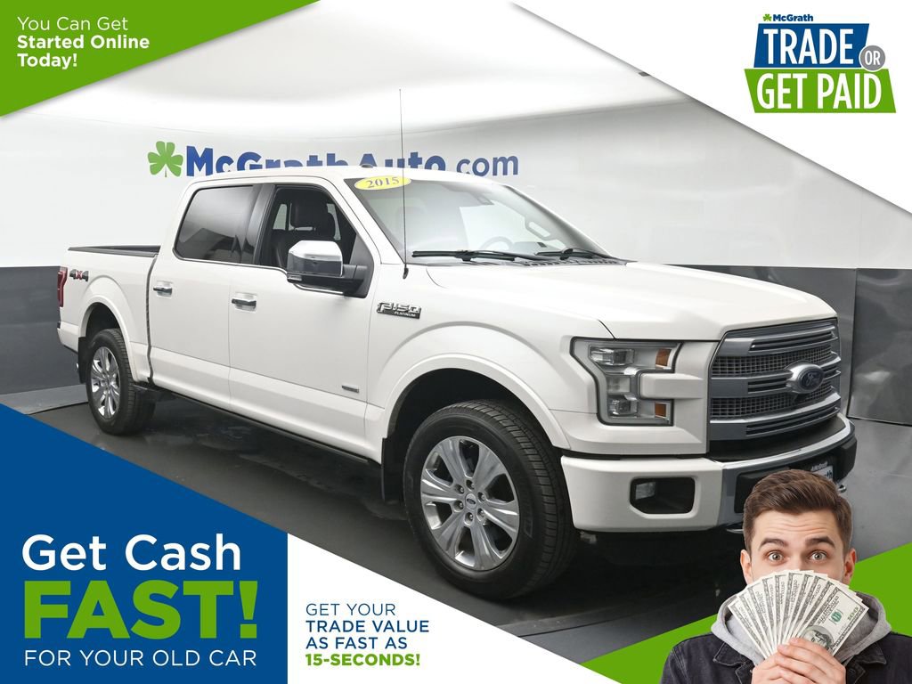 Used 2015 Ford F150 Platinum w/ Equipment Group 701A Luxury image 1