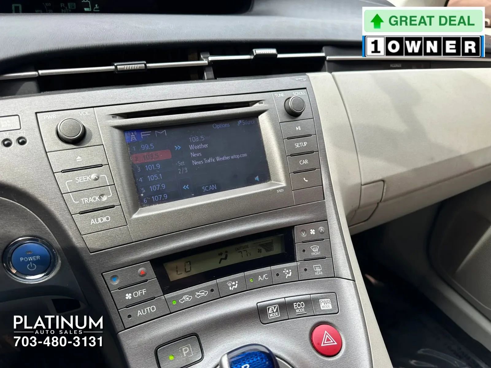 Used 2012 Toyota Prius Two FWD image 9