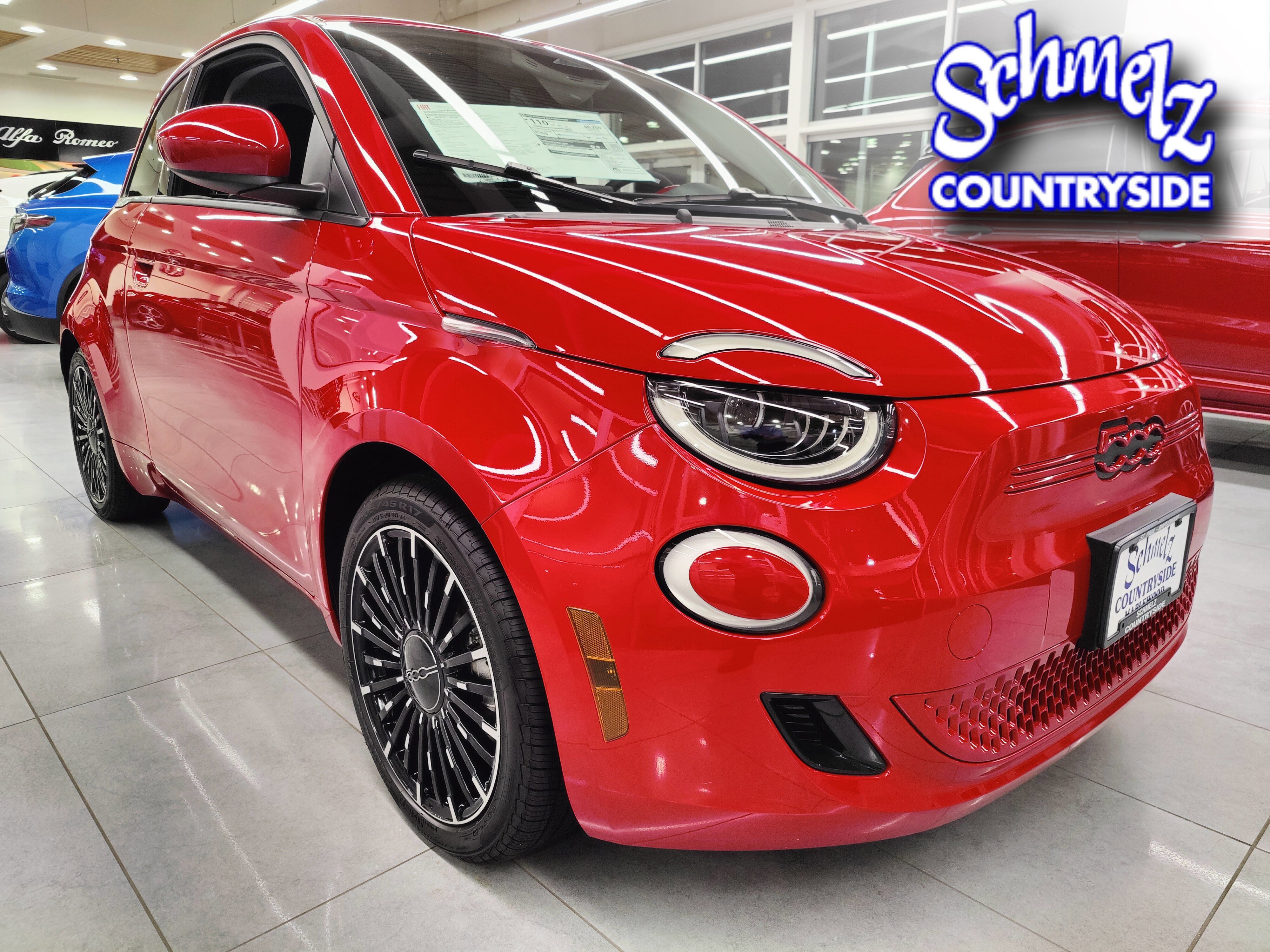 Used 2024 FIAT 500 e (RED)