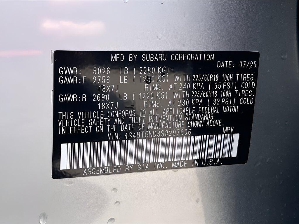 Used 2025 Subaru Outback Limited XT w/ Tech Package 2 AWD/4WD image 34