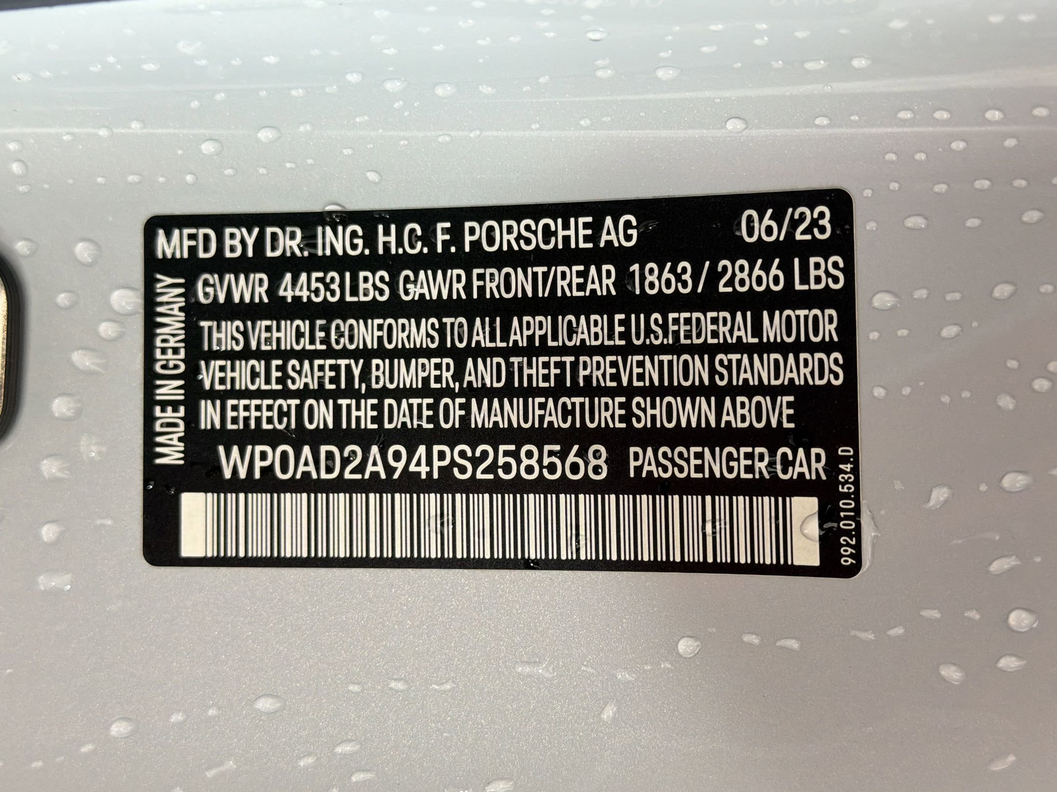 Certified 2023 Porsche 911 Turbo S AWD/4WD image 23