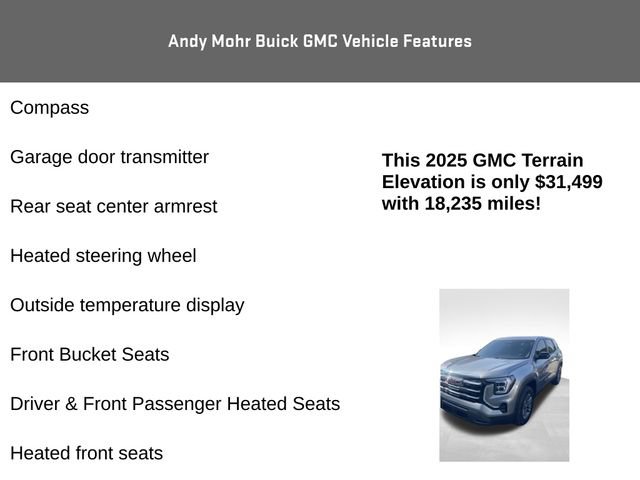 Used 2025 GMC Terrain Elevation AWD/4WD image 12