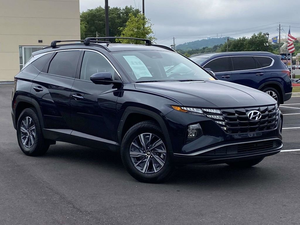 Certified 2022 Hyundai Tucson Blue w/ Cargo Package AWD/4WD image 1