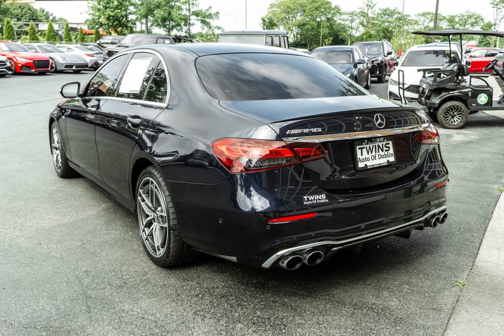 Used 2021 Mercedes-Benz E 53 AMG 4MATIC Sedan w/ Exterior Lighting Package image 41