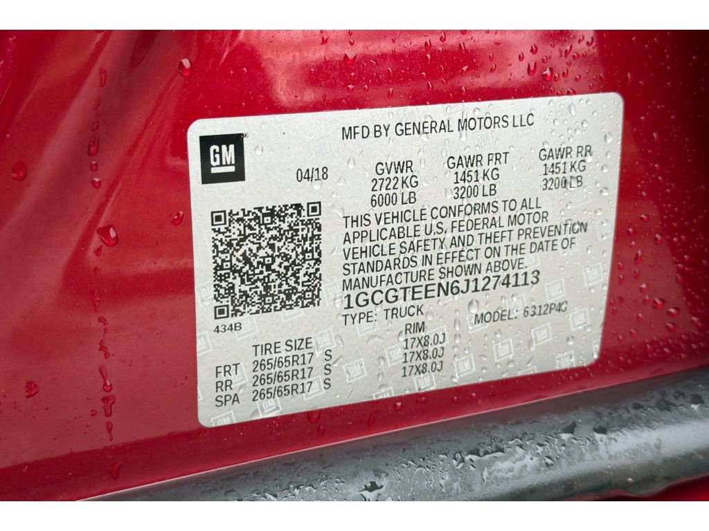 Used 2018 Chevrolet Colorado ZR2 AWD/4WD image 30