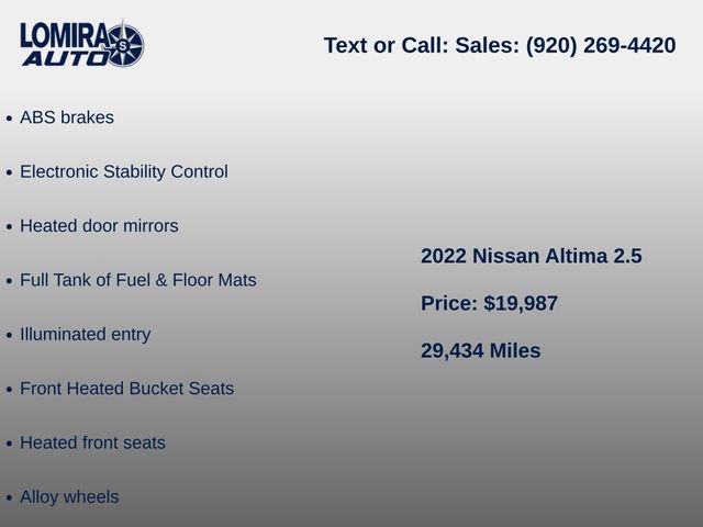 Used 2022 Nissan Altima 2.5 AWD/4WD image 8