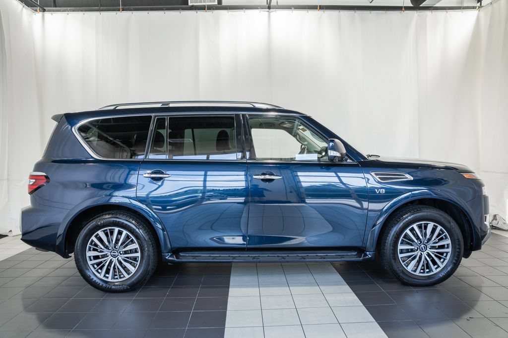 Used 2021 Nissan Armada SL w/ Captain's Chairs Package AWD/4WD image 3