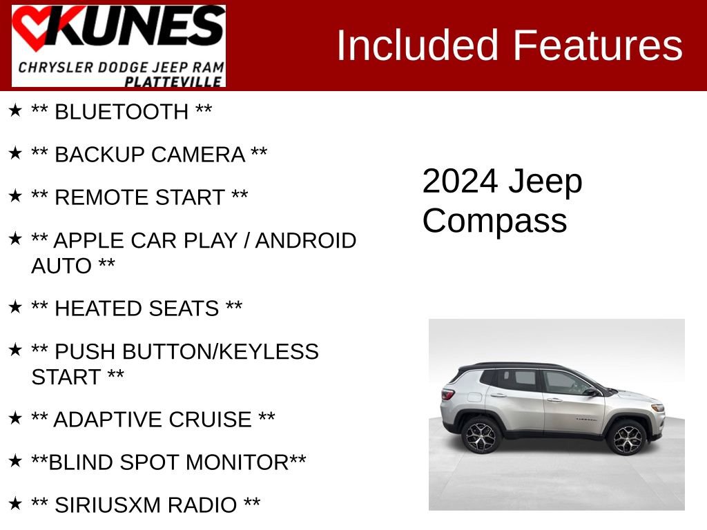 Used 2024 Jeep Compass Limited image 2