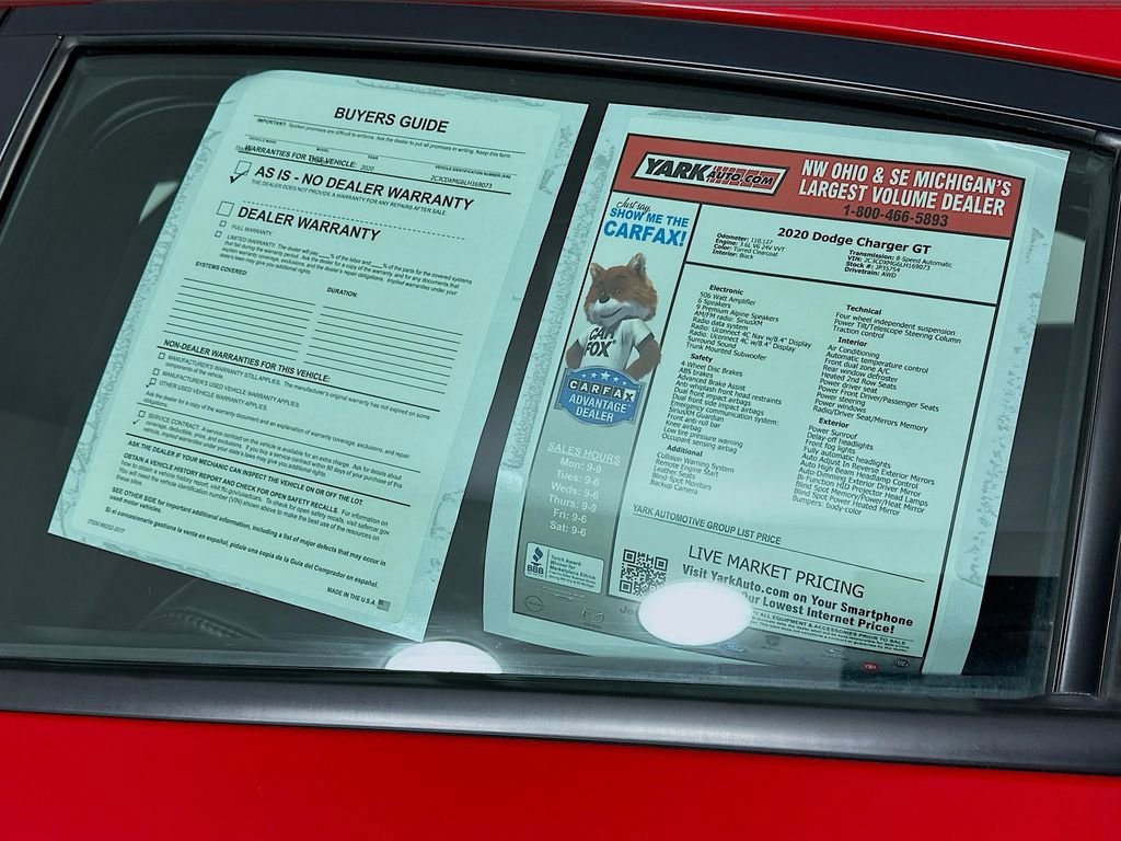 Certified 2020 Dodge Charger GT w/ Plus Group image 14