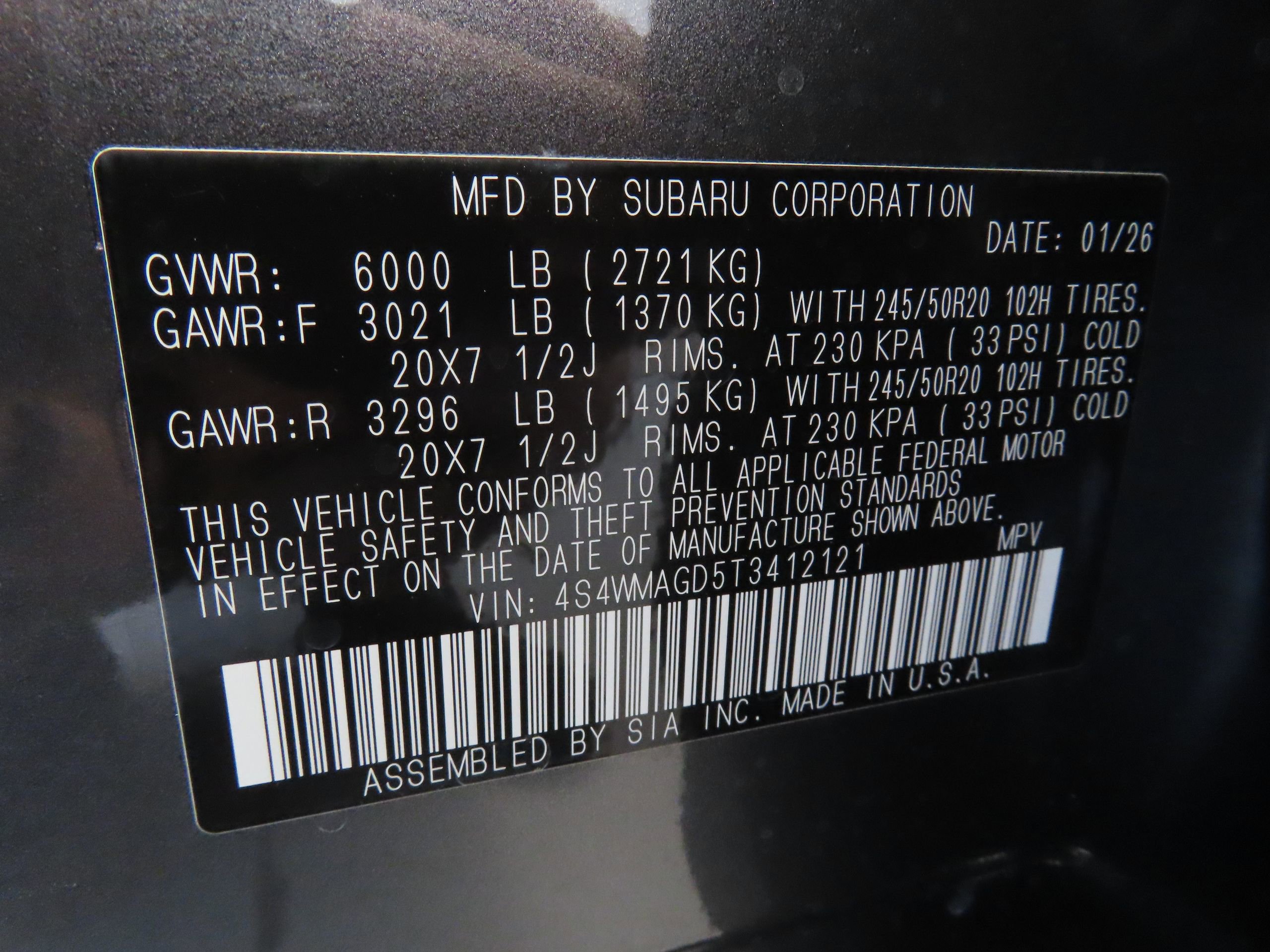 New 2026 Subaru Ascent Limited image 31