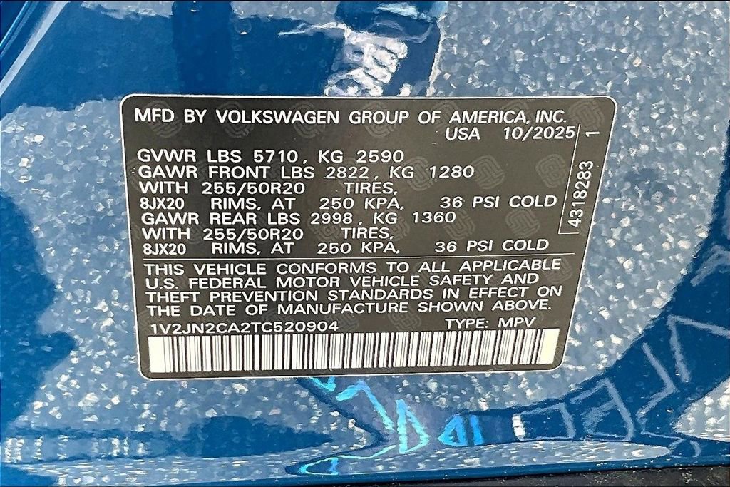 New 2026 Volkswagen Atlas SE image 20