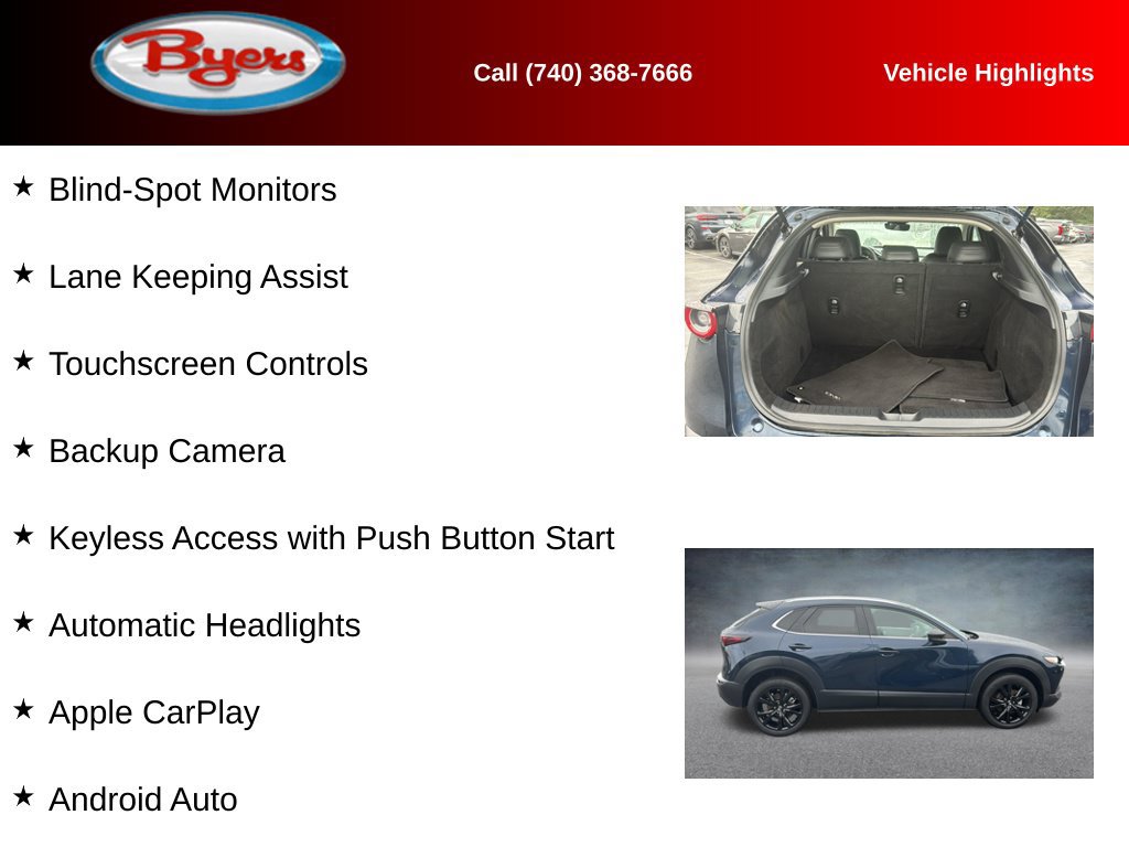 Used 2024 MAZDA CX-30 AWD 2.5 S w/ Select Sport Pkg image 11