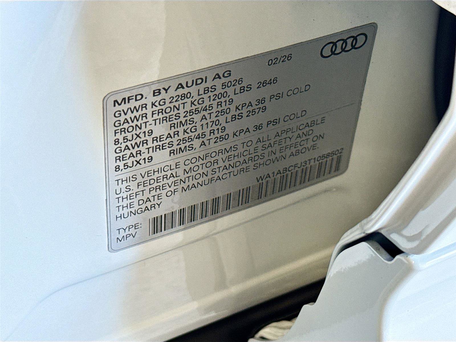 New 2026 Audi Q3 quattro 2.0T image 33