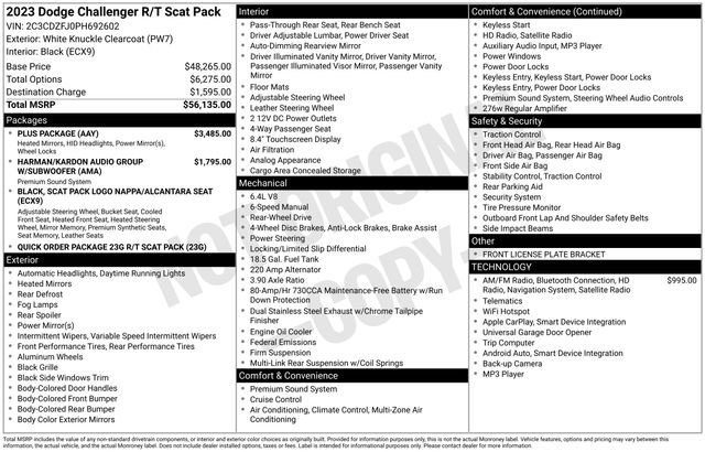 Used 2023 Dodge Challenger R/T Scat Pack w/ Plus Package image 16