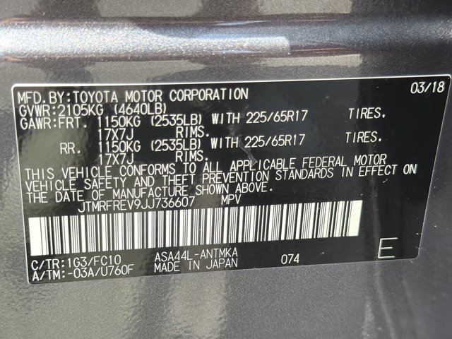 Used 2018 Toyota RAV4 XLE w/ Plus Extra Value Package AWD/4WD image 27