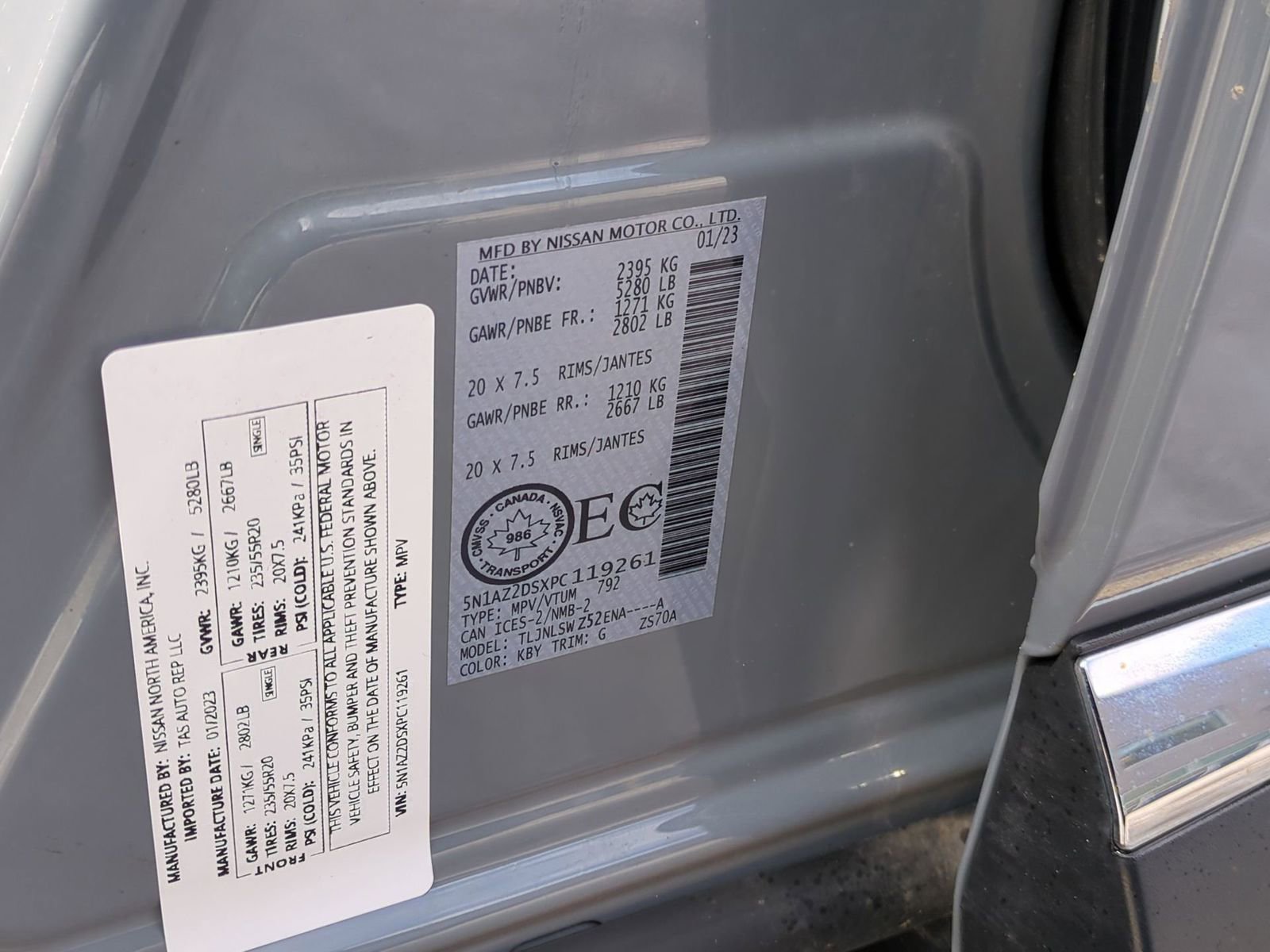 Used 2023 Nissan Murano Platinum image 39