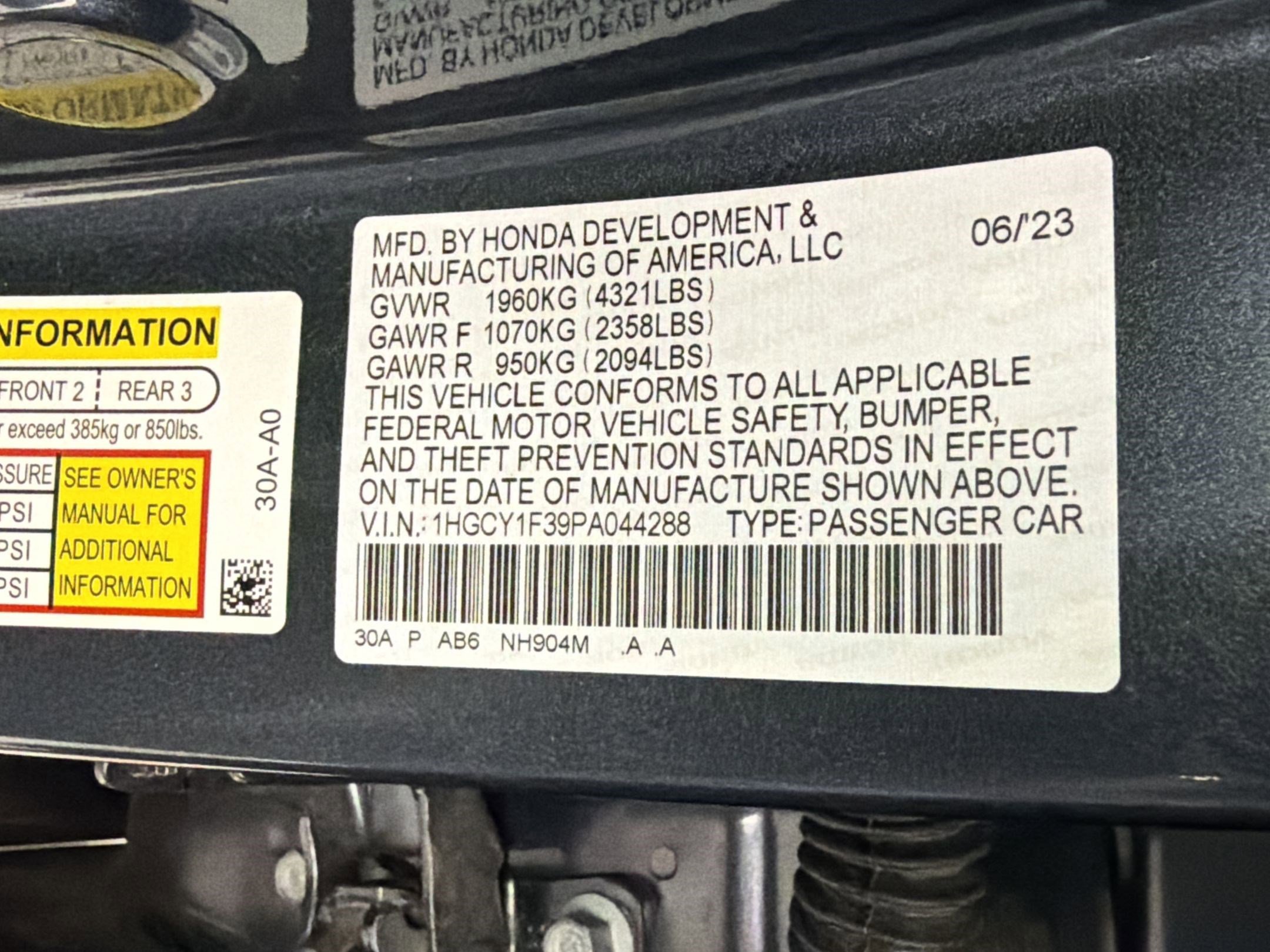 Used 2023 Honda Accord EX image 21
