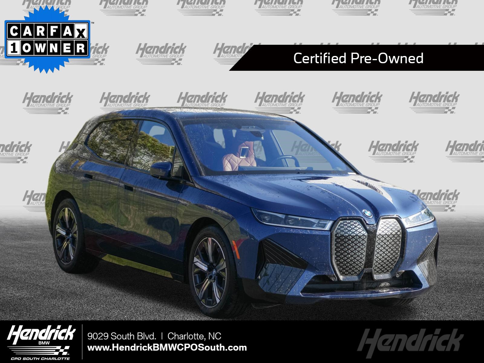 Certified 2023 BMW iX xDrive50 w/ Premium Package AWD/4WD image 1
