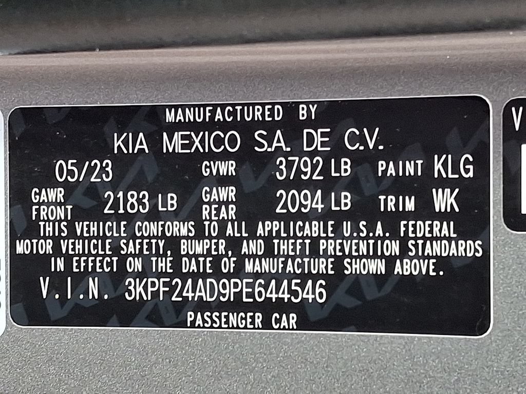 Used 2023 Kia Forte LXS FWD image 26