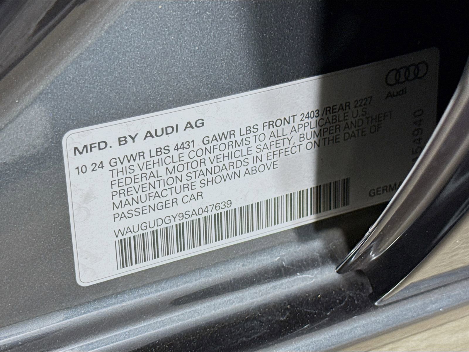 Certified 2025 Audi A3 2.0T Premium w/ Black Optic Package AWD/4WD image 32