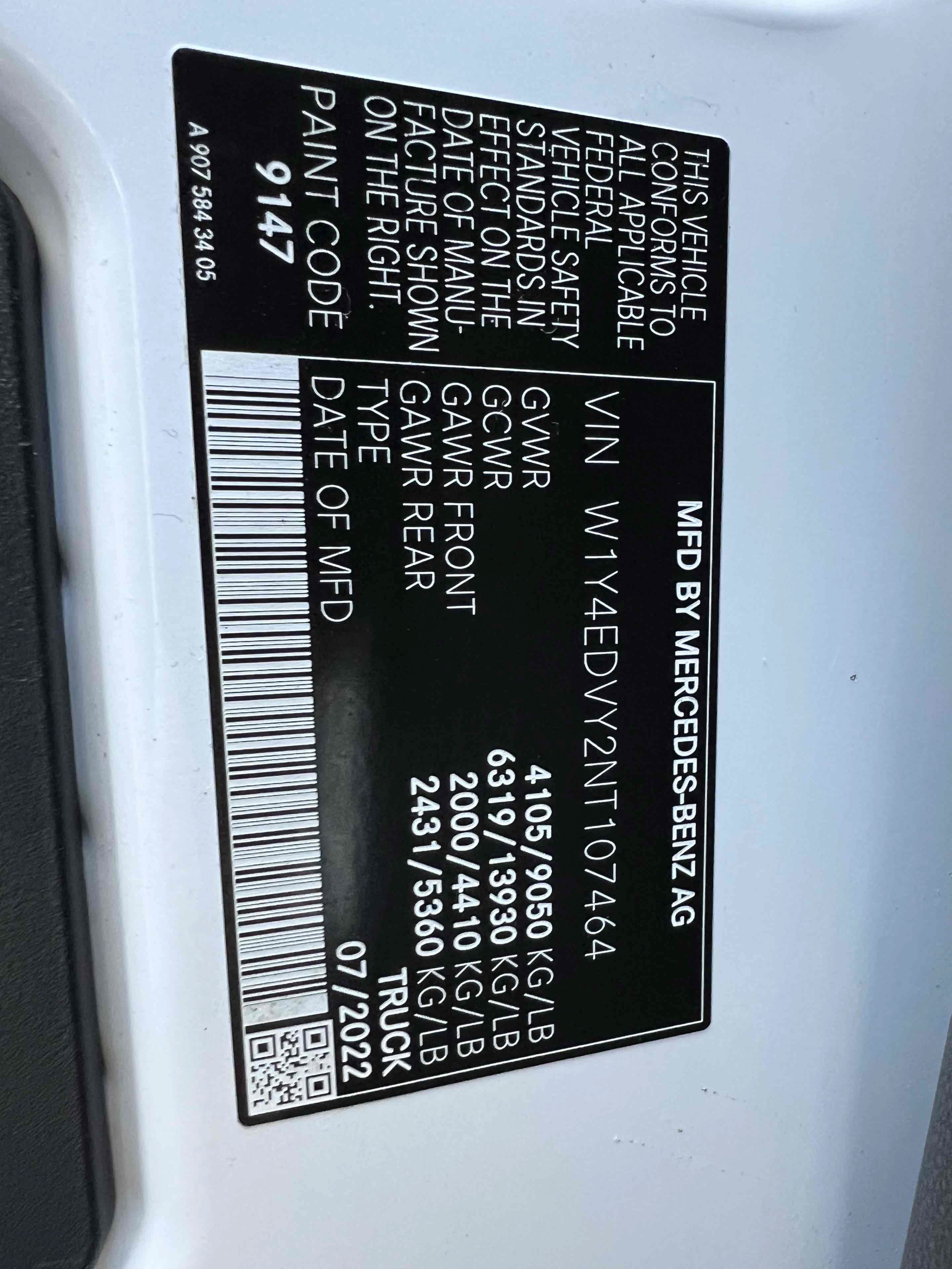 Used 2022 Mercedes-Benz Sprinter 2500 image 13