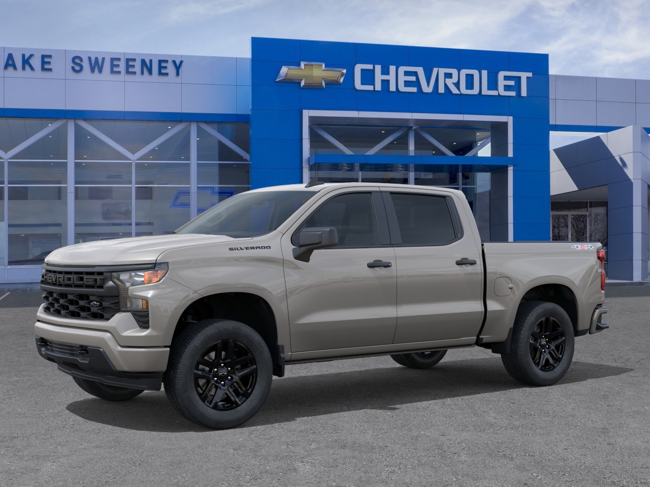 New 2026 Chevrolet Silverado 1500 Custom w/ LPO, Dark Essentials Package AWD/4WD image 2