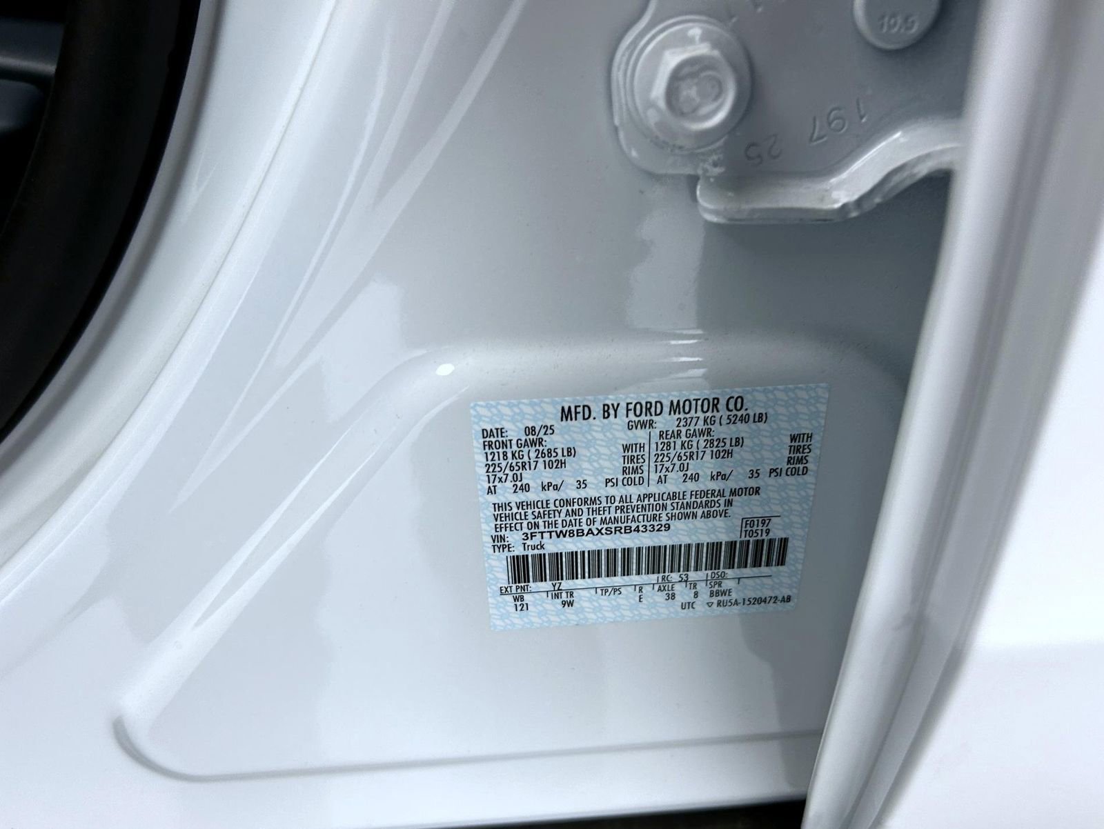 New 2025 Ford Maverick XL w/ Equipment Group 102A image 25