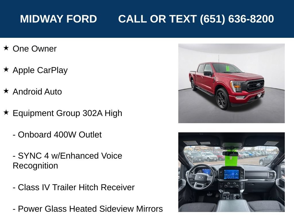 Used 2022 Ford F150 XLT w/ Equipment Group 302A High AWD/4WD image 7
