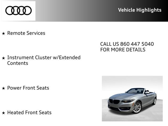 Used 2016 BMW 228i xDrive Convertible AWD/4WD image 43