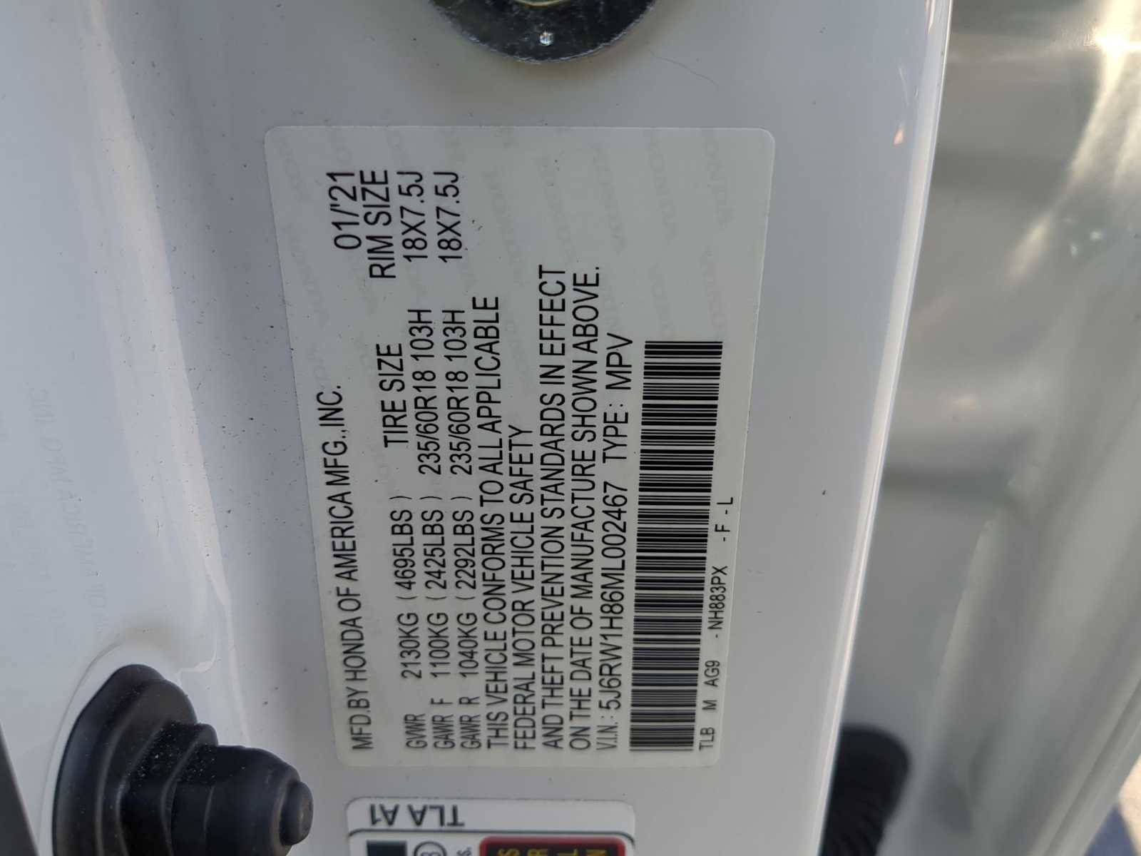 Used 2021 Honda CR-V EX-L image 31