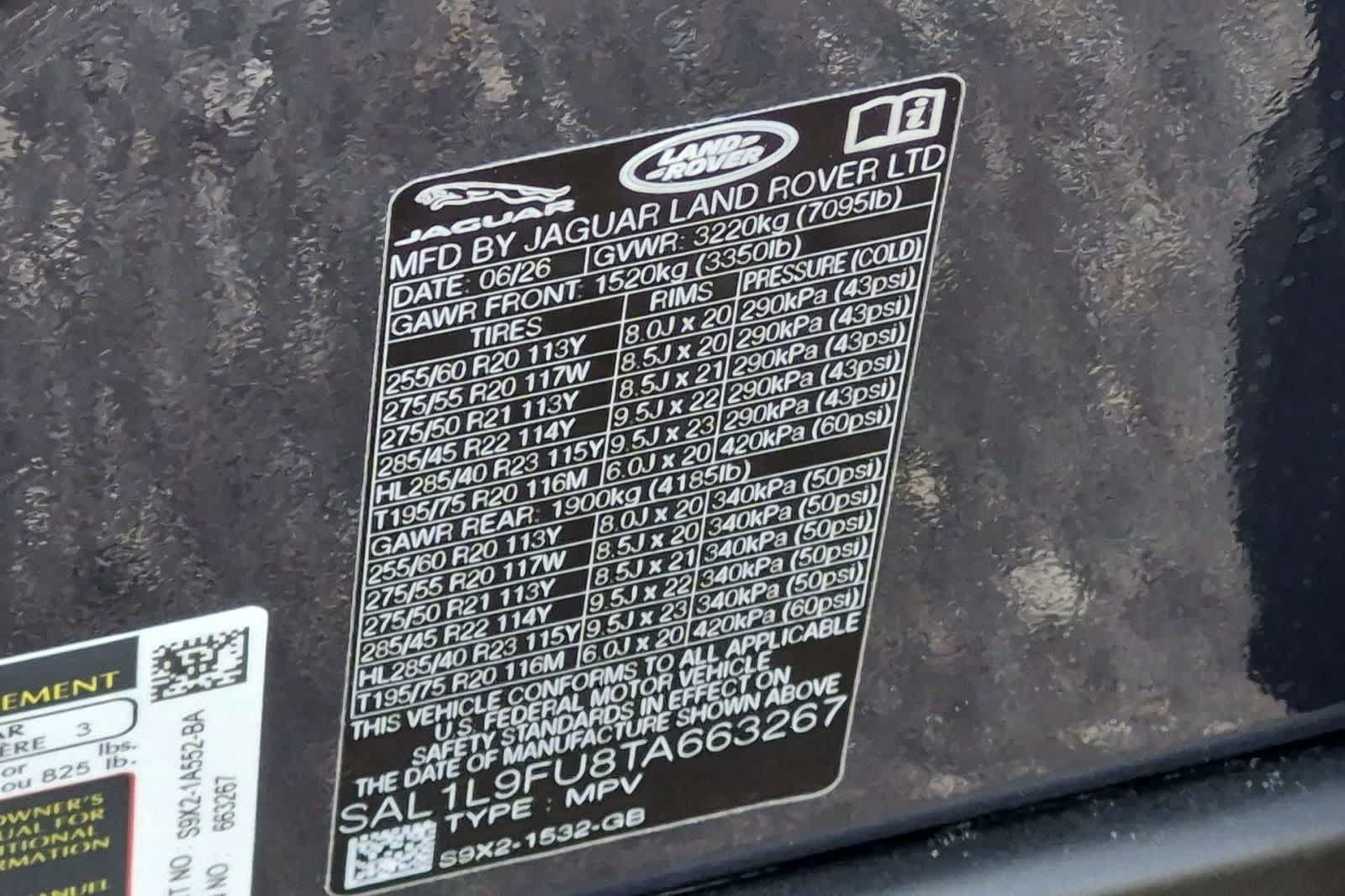 New 2026 Land Rover Range Rover Sport Dynamic SE AWD/4WD image 35