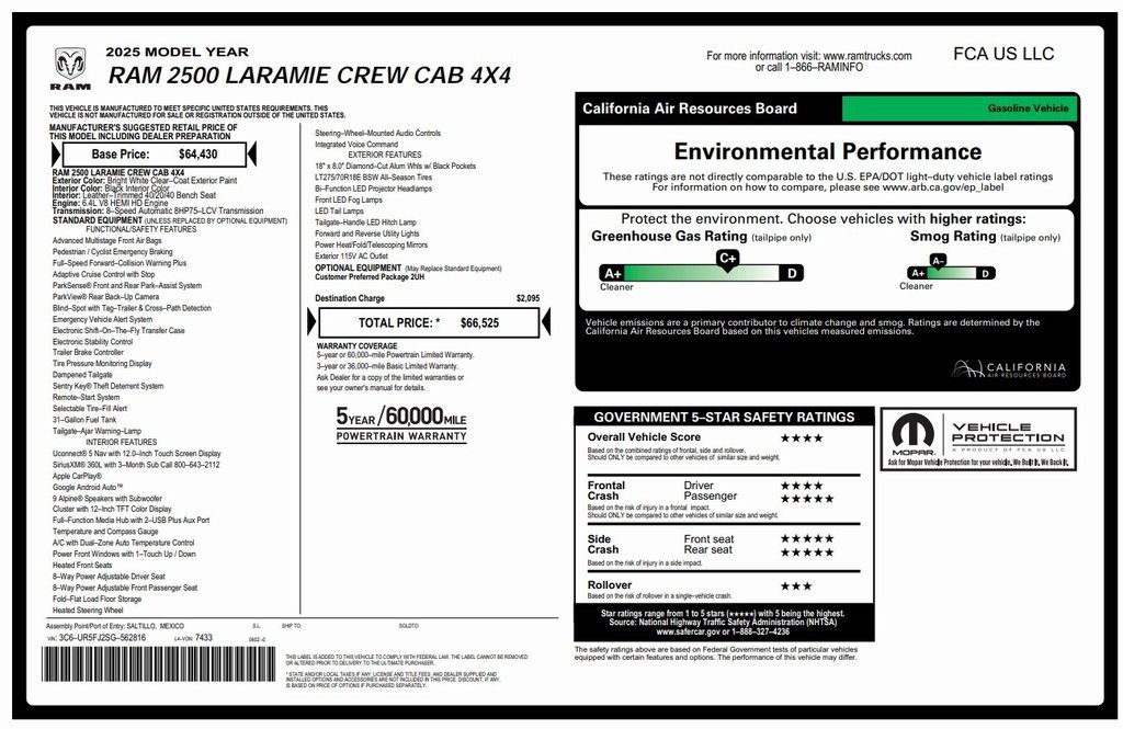 Used 2025 RAM 2500 Laramie image 4