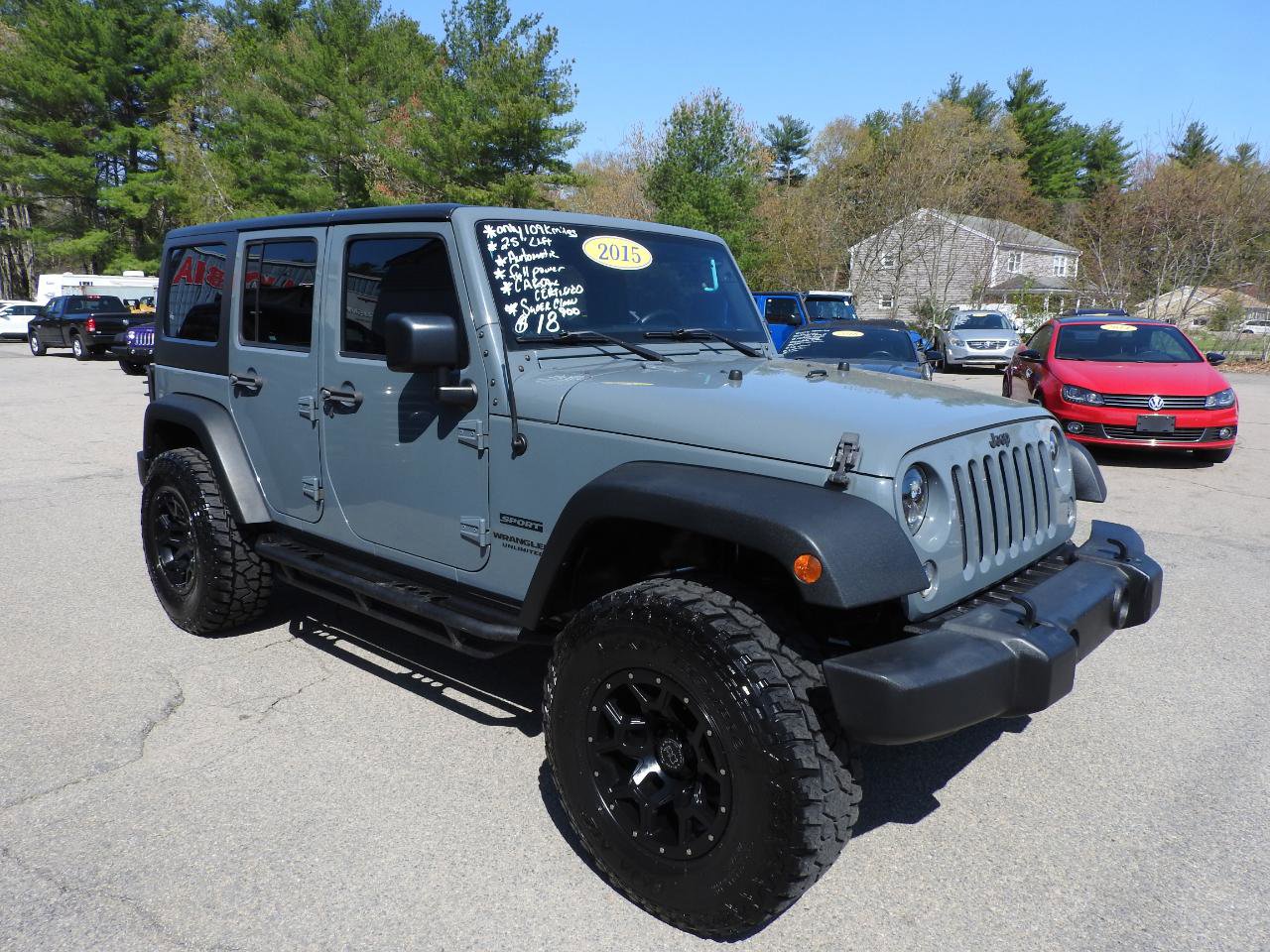 Used 2015 Jeep Wrangler Unlimited Sport w/ Quick Order Package 24S AWD/4WD image 2