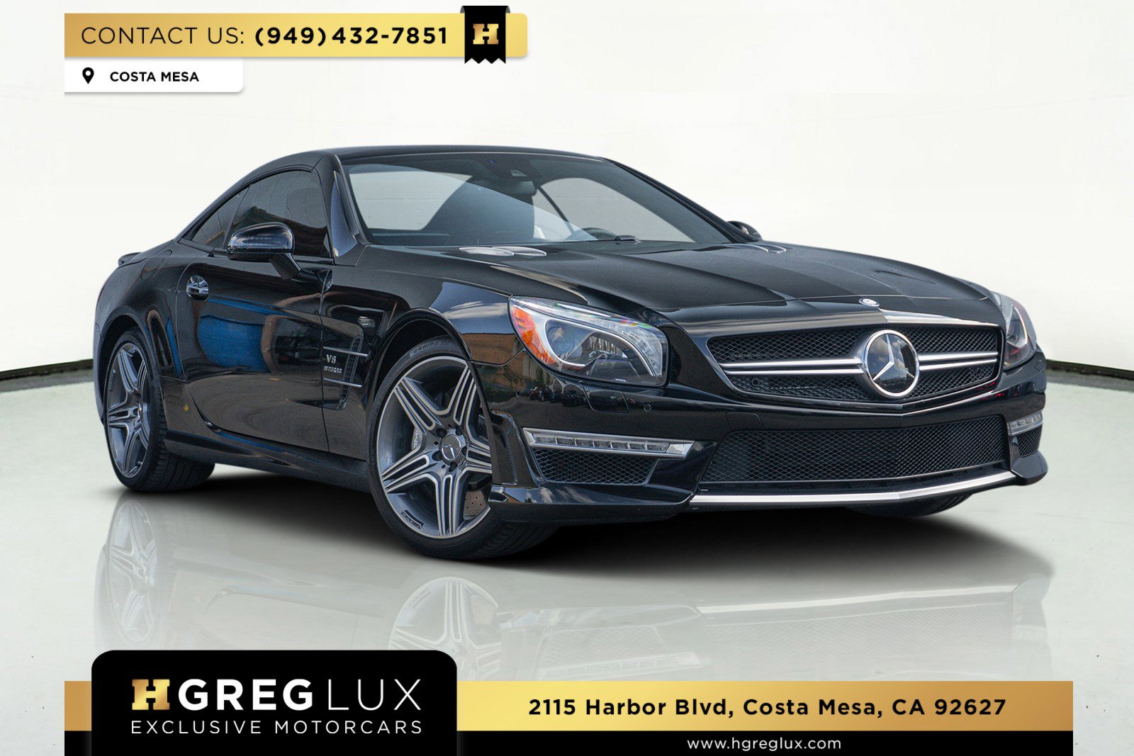 Used 2013 Mercedes-Benz SL 63 AMG w/ Premium Pkg