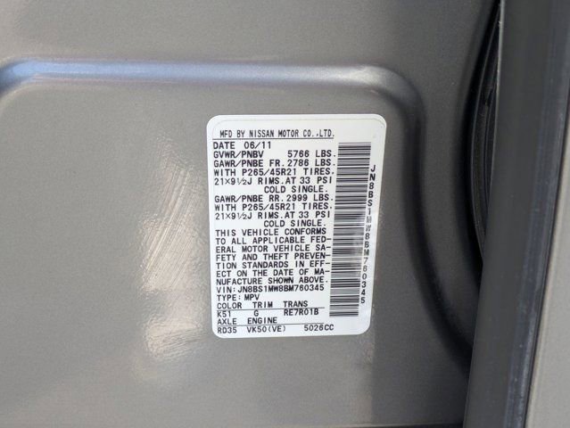 Used 2011 INFINITI FX50 AWD w/ Deluxe Touring Pkg image 36