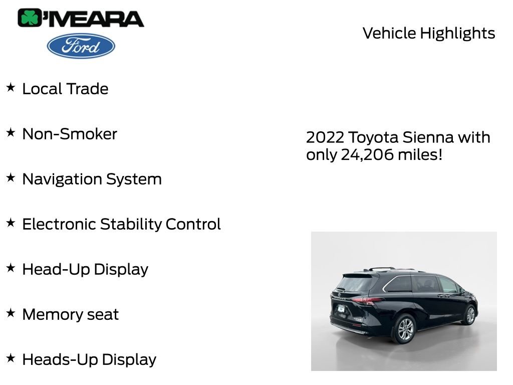 Used 2022 Toyota Sienna Platinum w/ Outdoor Package (TMS) image 7