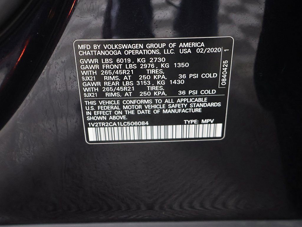 Used 2020 Volkswagen Atlas SEL R-Line image 63