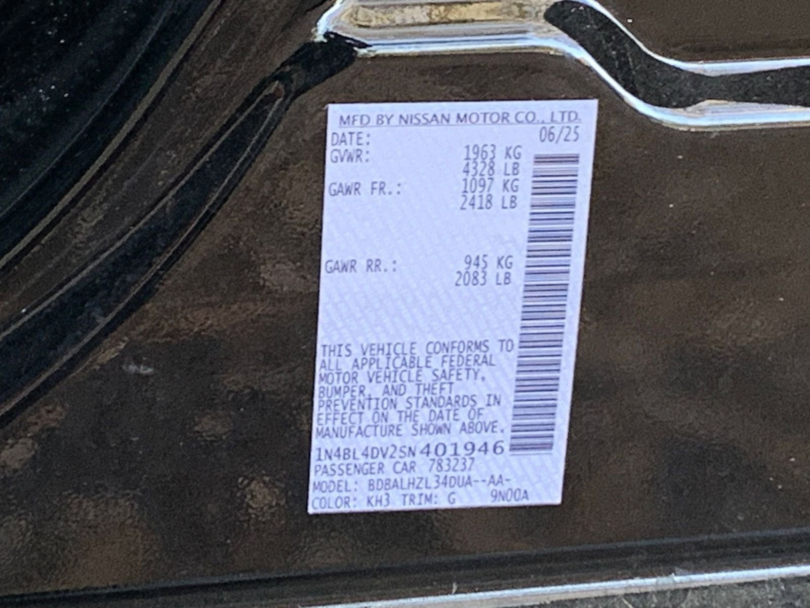 Used 2025 Nissan Altima 2.5 SV image 10