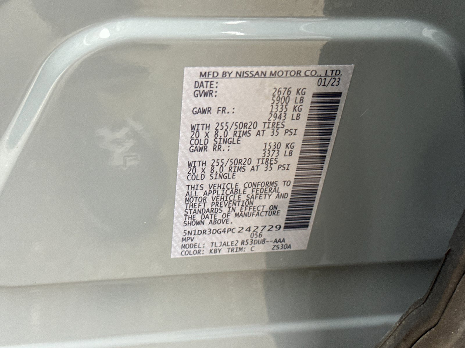 Used 2023 Nissan Pathfinder Platinum w/ Black Appearance Package image 29