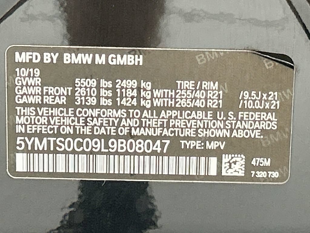 Used 2020 BMW X3 M w/ Executive Package AWD/4WD image 34