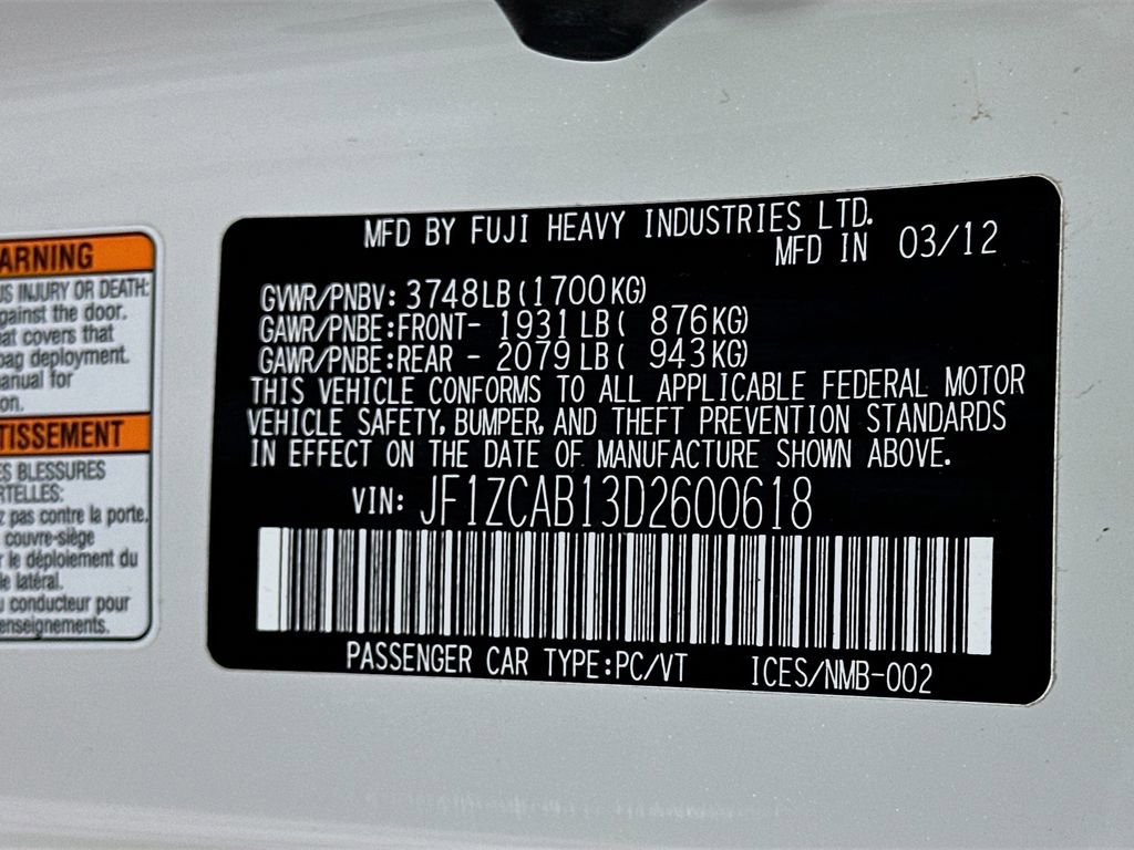 Used 2013 Subaru BRZ Premium image 29