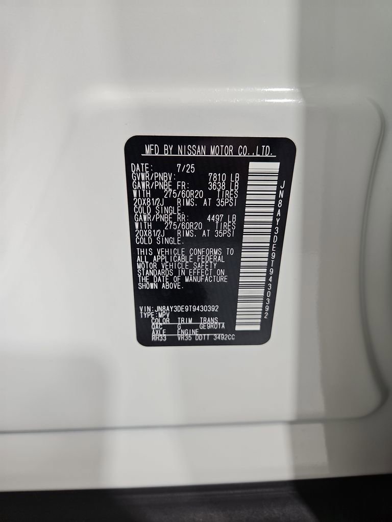 New 2026 Nissan Armada PRO-4X AWD/4WD image 29