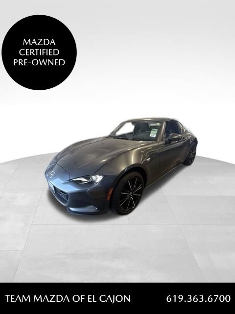 Certified 2025 MAZDA MX-5 Miata RF Grand Touring w/ Weather Package