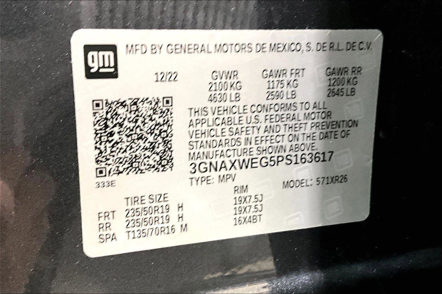 Used 2023 Chevrolet Equinox RS w/ LPO, Floor Liner Package image 35