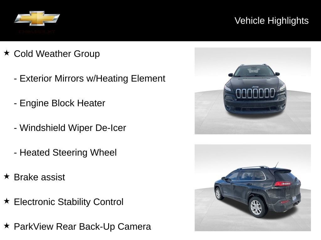 Used 2015 Jeep Cherokee Latitude w/ Cold Weather Group image 19