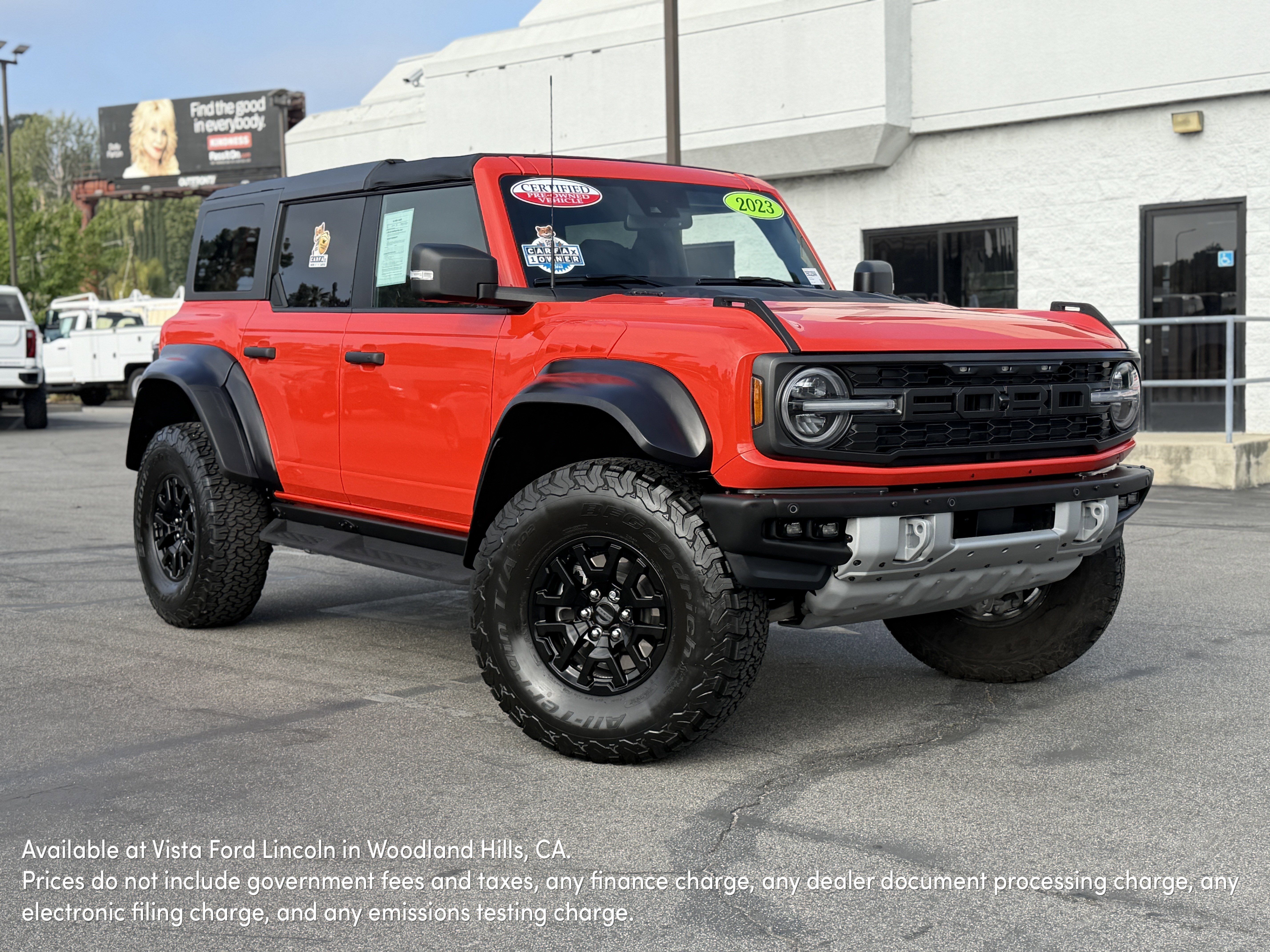 Certified 2023 Ford Bronco Raptor