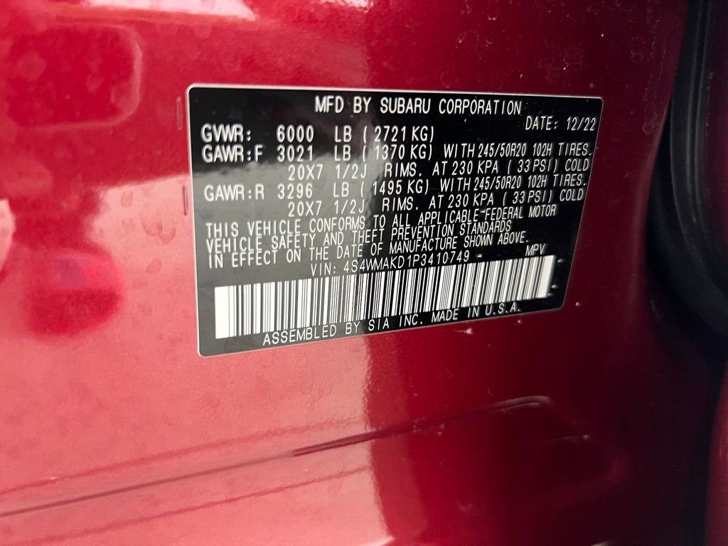 Used 2023 Subaru Ascent Onyx Edition Limited image 32