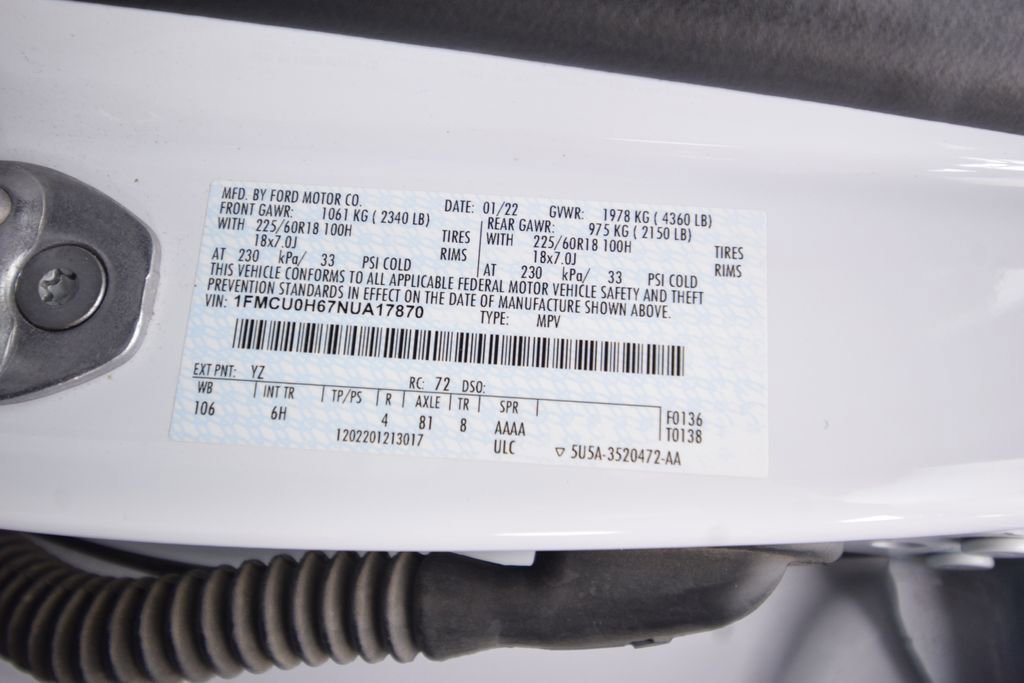 Used 2022 Ford Escape SEL image 29