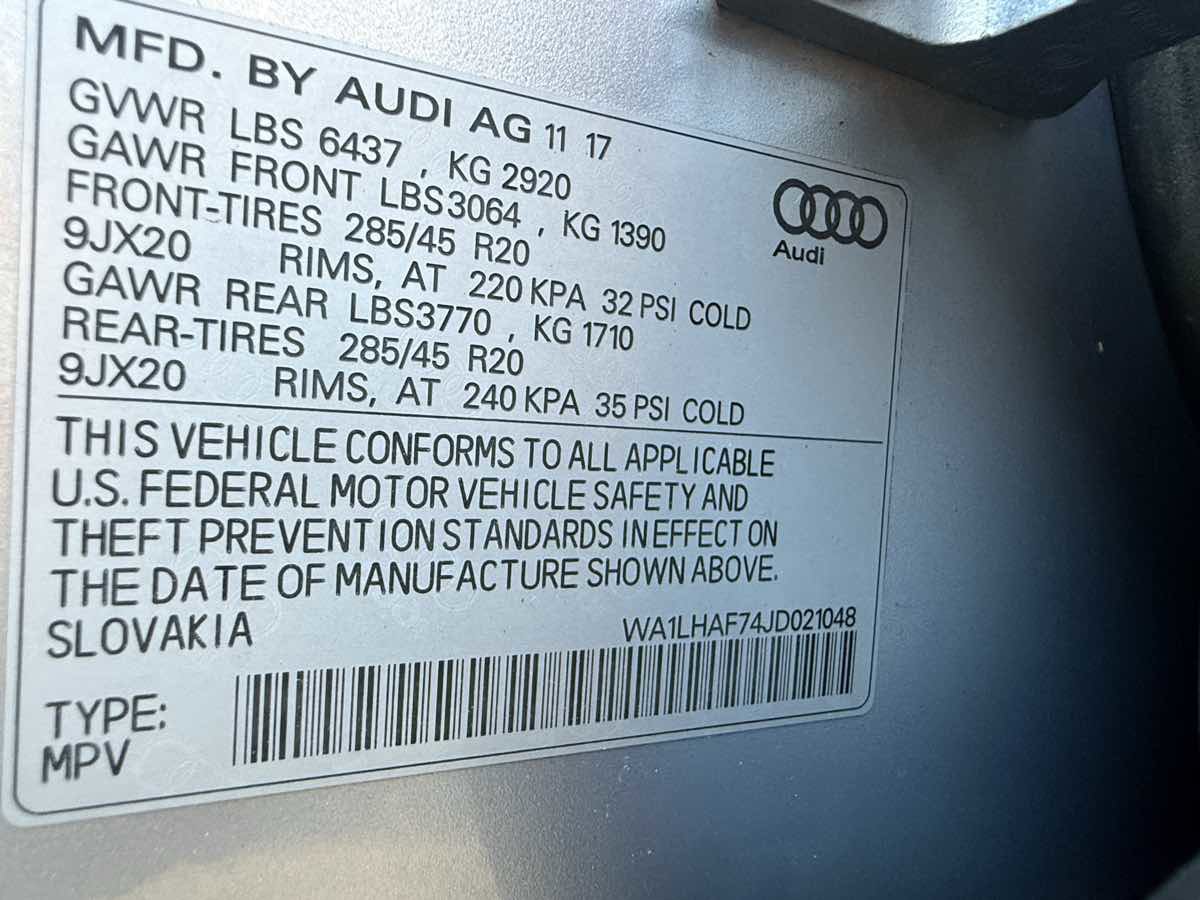 Used 2018 Audi Q7 2.0T Premium Plus AWD/4WD image 13