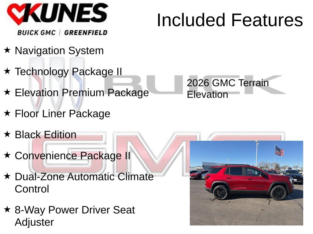 New 2026 GMC Terrain Elevation w/ Elevation Premium Package image 3